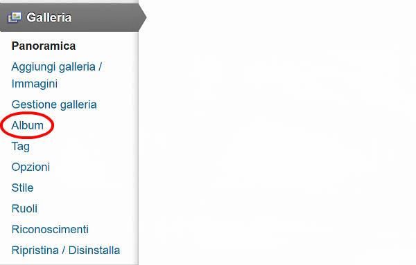 creare album fotografici su WordPress